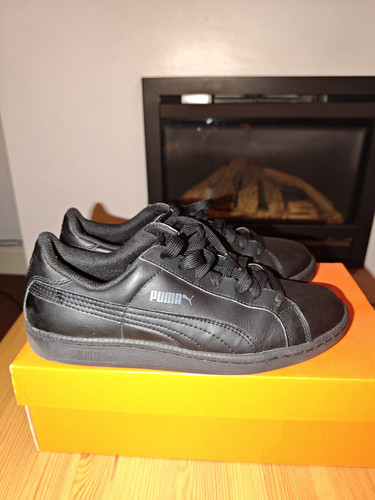 Puma black trainers - black, –