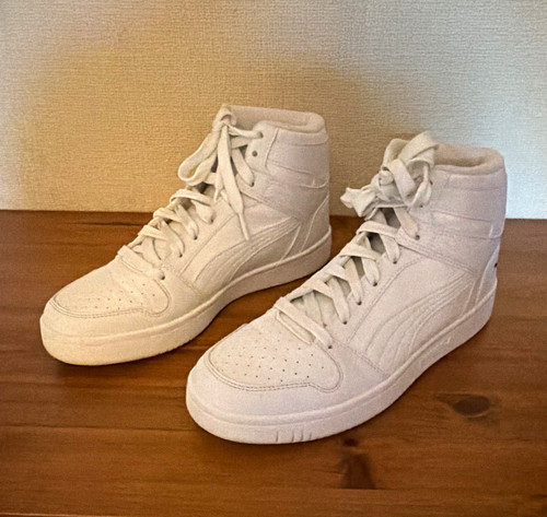 Puma men white high top - men’s,