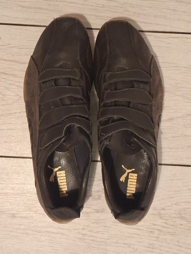 Puma brown strap trainers - brown,
