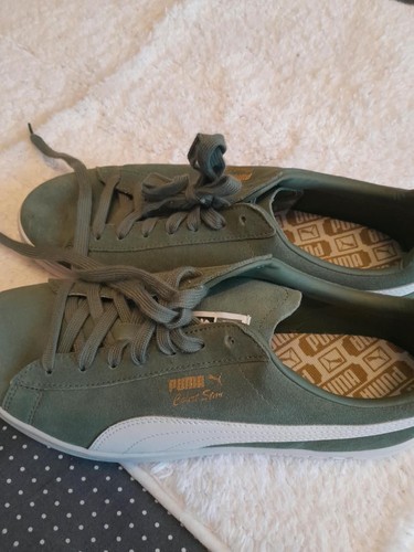 Green white puma - green/white, men's